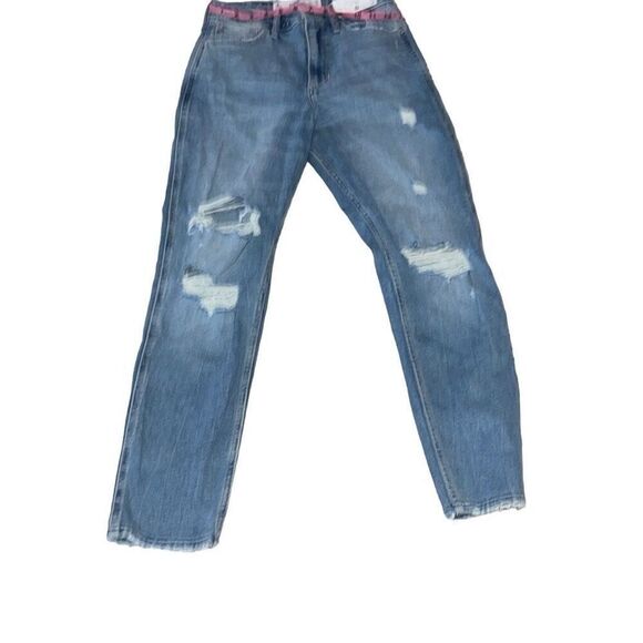 Hollister Curvy High-Rise Mom Jean Distressed Denim NEW Sz 25 1R - Picture 6 of 7